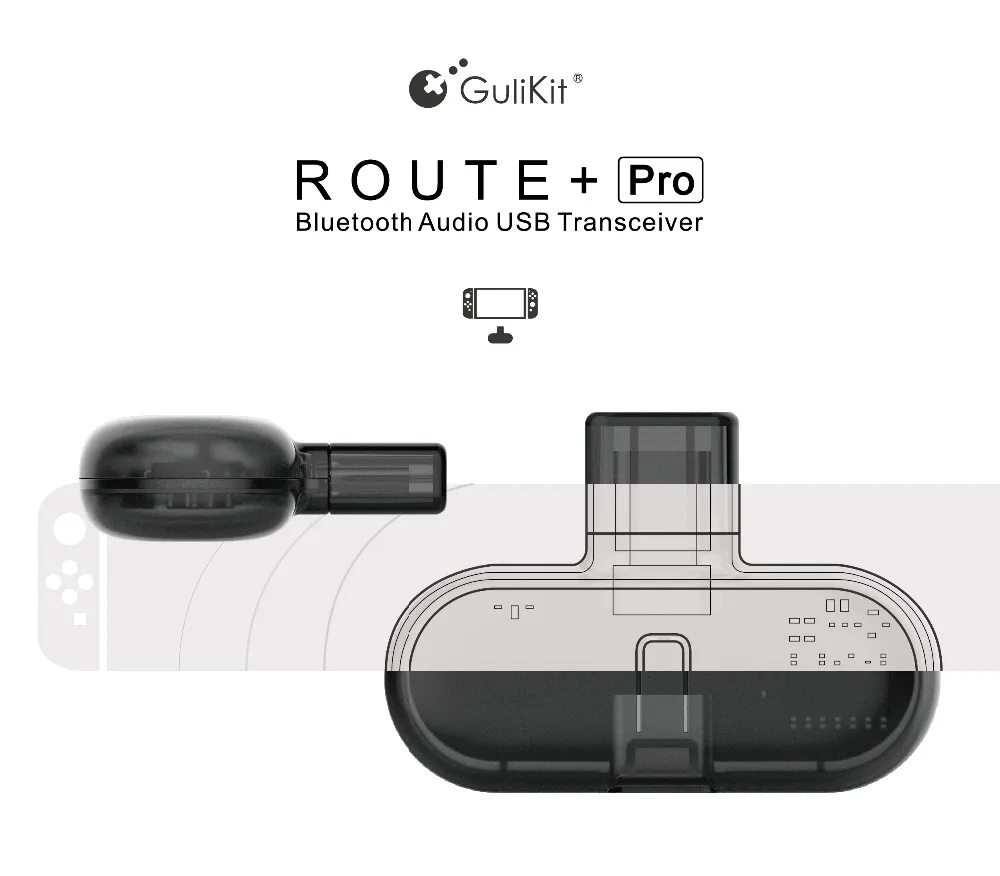 Gulikit Route + Pro беспроводной передатчик Bluetooth аудио Usb C адаптер или приемник с