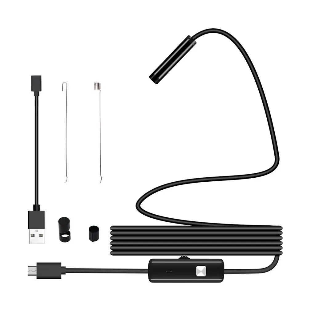 

New 1m For Android WIFI Endoscope Waterproof Borescope Inspection Camera 8 LED a long effective focal length