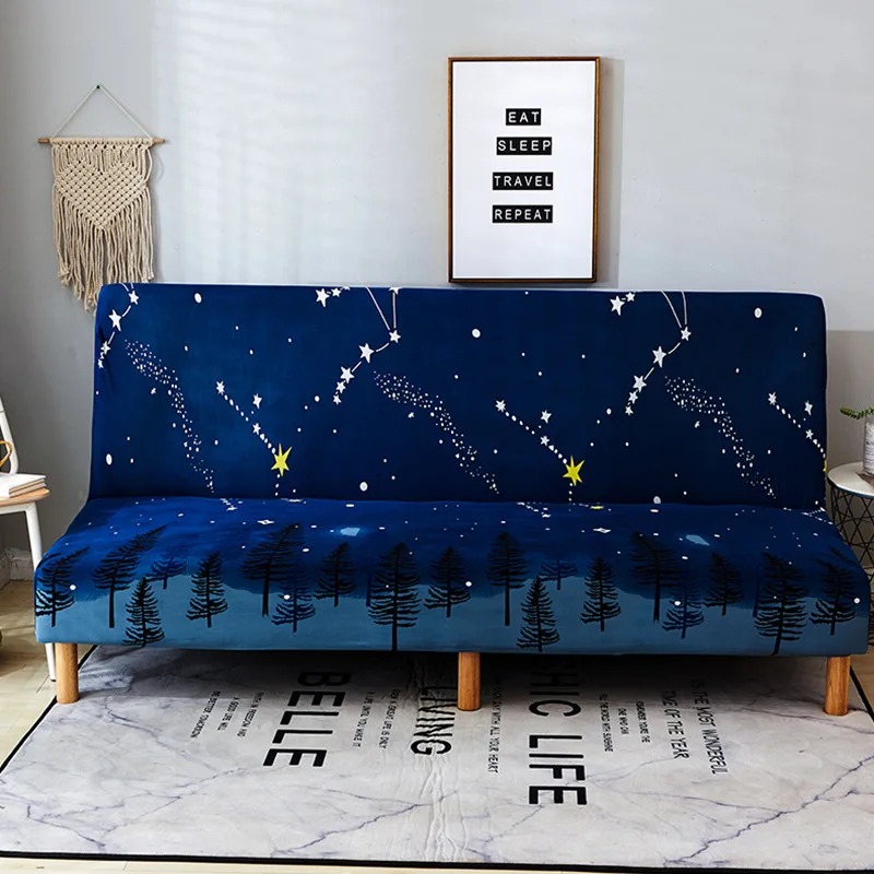 Универсальный безрукий эластичный чехол для секционного дивана анти-грязный