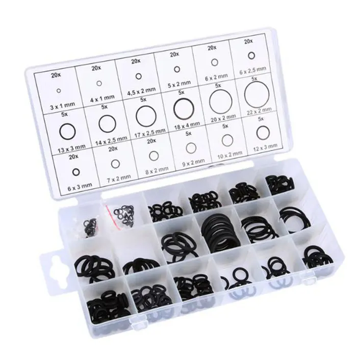 

O-Rings &amp Tool O-Ring Kits Washer Set 18 Sizes 225Pcs O-Ring Seal