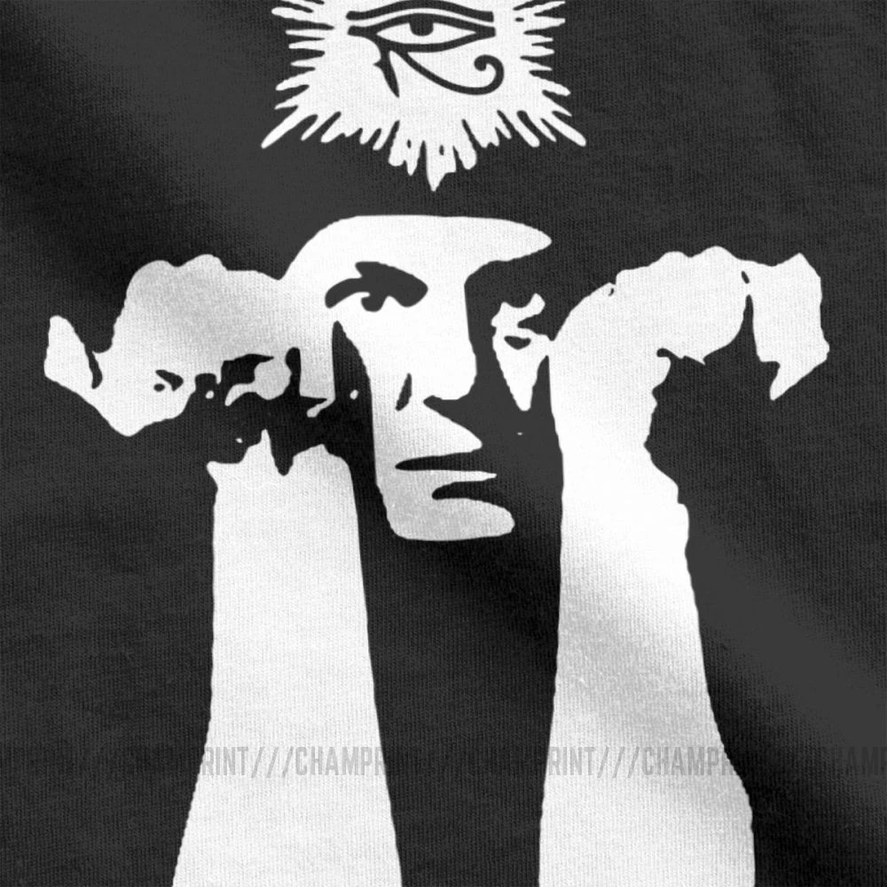 Футболка Aleister Crowley Мужская волшебный Соломон суперпризрак языческий демон