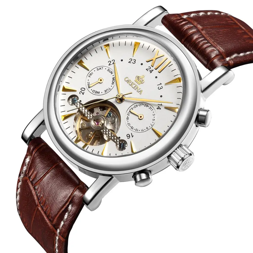 Наручные часы MG ORKINA мужские летающие турбийоны топовые Роскошные знаменитые