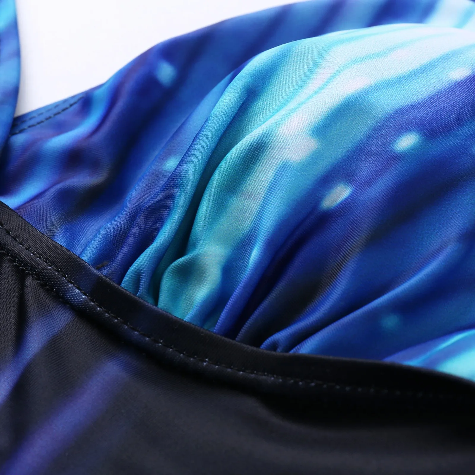 Модель 2022 года Модели танкини черное купальное платье с винтажным рисунком