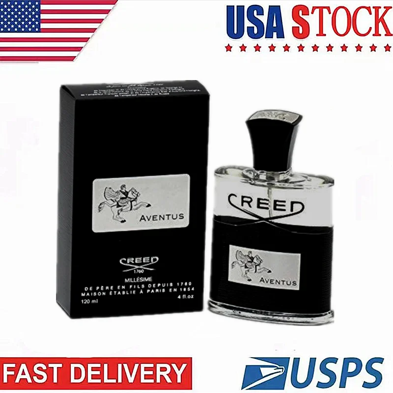 

Creed Aventus Silver Mountain Water Men Mens Cologne Long Lasting Fragrance Body Spray Parfum Male Purfumes Free Ship