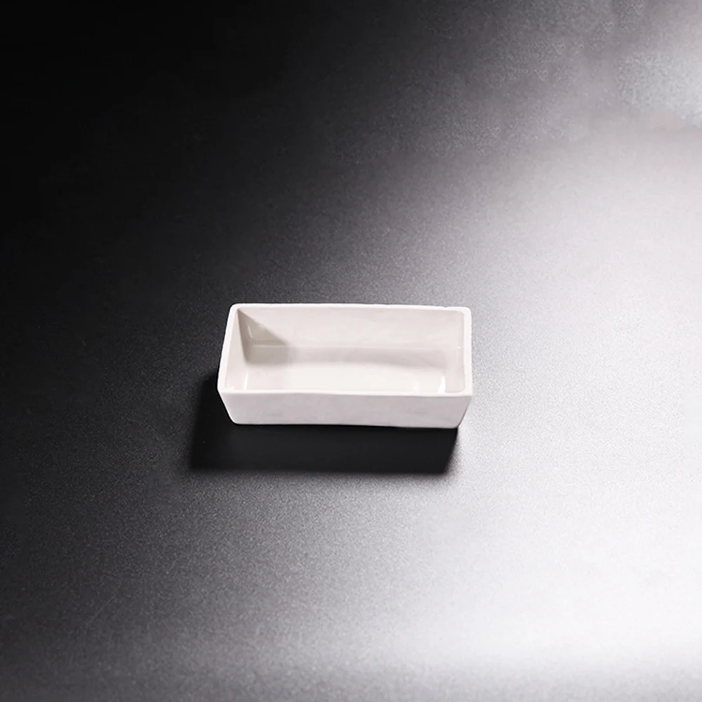 30mmx60mm 60mmx90mm 60mmx120mm Square Ceramics Crucible For Laboratory |