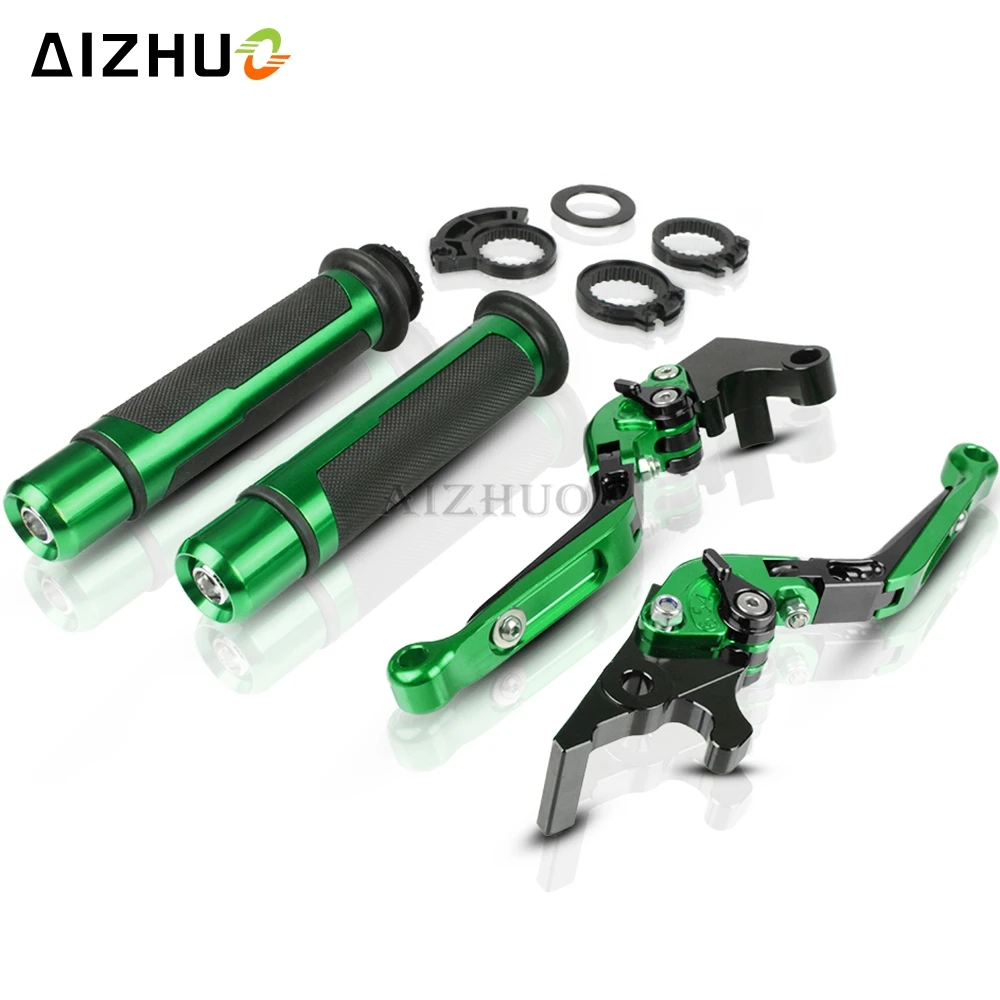 green ЧПУ Складной Выдвижная мотоциклов сцепные рычаги для HONDA CBR500R CBR500 R CBR 500R CBR 500 R 2013 - Цвет: green