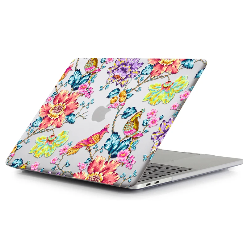 MTT туфли с цветами из стразов чехол для ноутбука Macbook Air Pro retina, возрастом 11, 12, 13, 15 дюймов с сенсорной панелью жесткий чехол для macbook 13,3 дюймов чехол для ноутбука