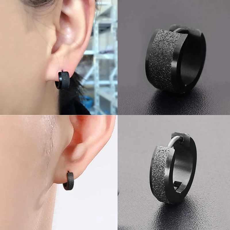 Золотые ювелирные серьги для роскошных модных подвесных обручей мужские