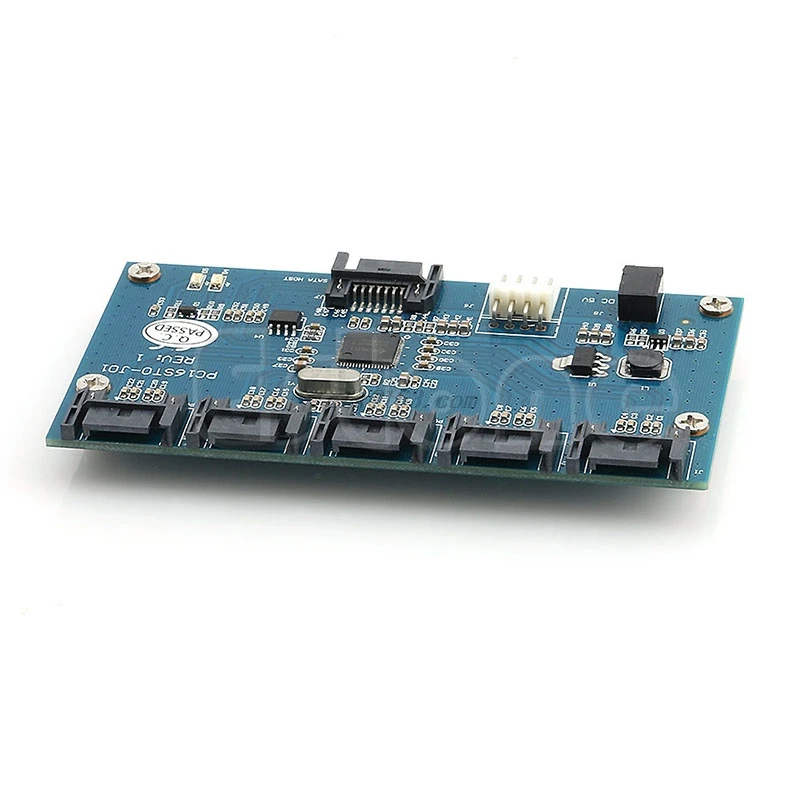 Переходная карта SATA с 1 на 5 портов (усилитель порта SATA) концентратор переходной