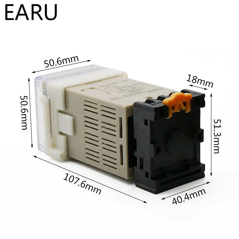 DH48S-2Z DH48S 0.01s-99H99M 110V 220V 12V 24V Digital Programmable Time Relay Switch Timer On Delay 8 Pins SPDT 2 Group Contacts |