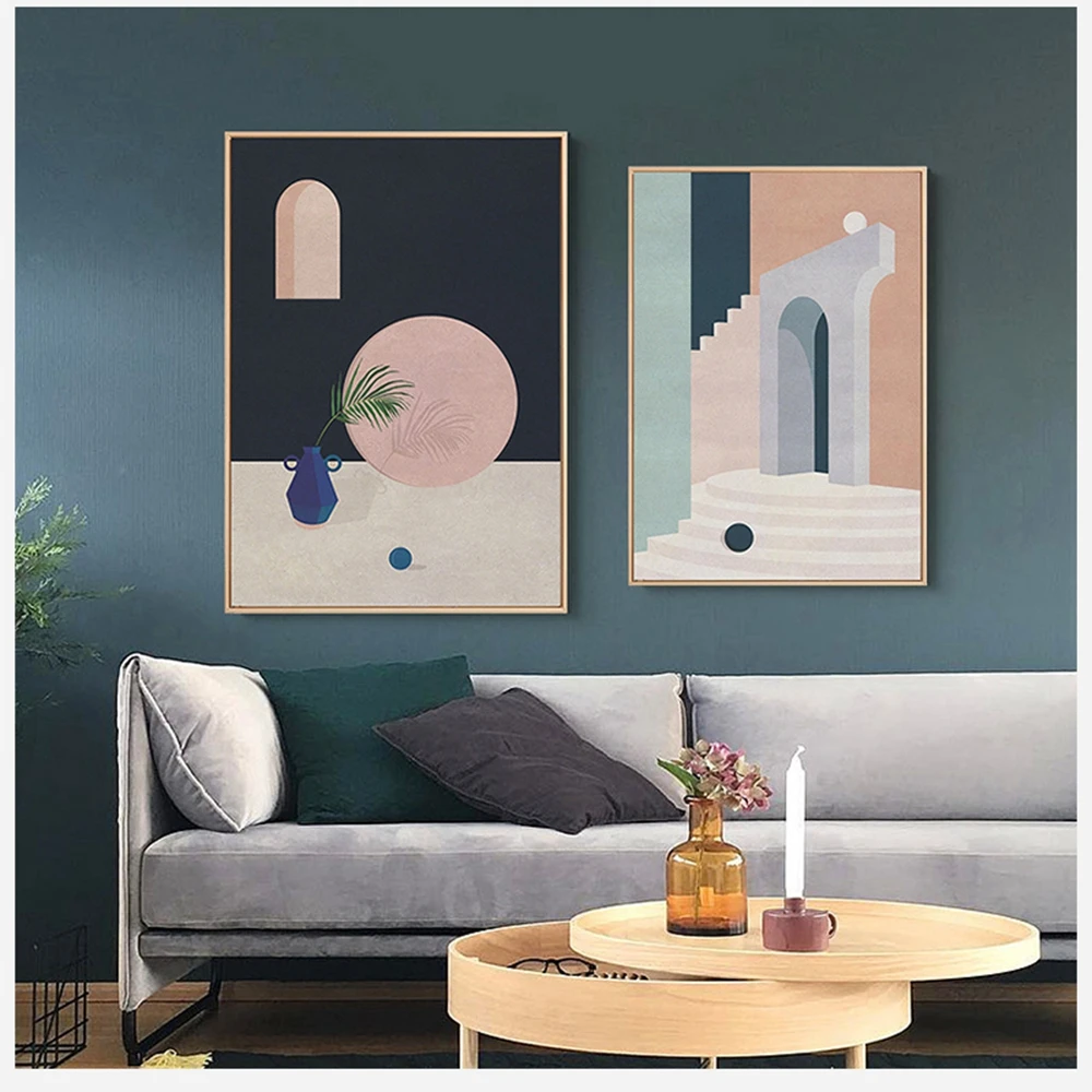 DIY картина по цифрам Современный домашний декор Раскраска номерам Morandi натюрморт