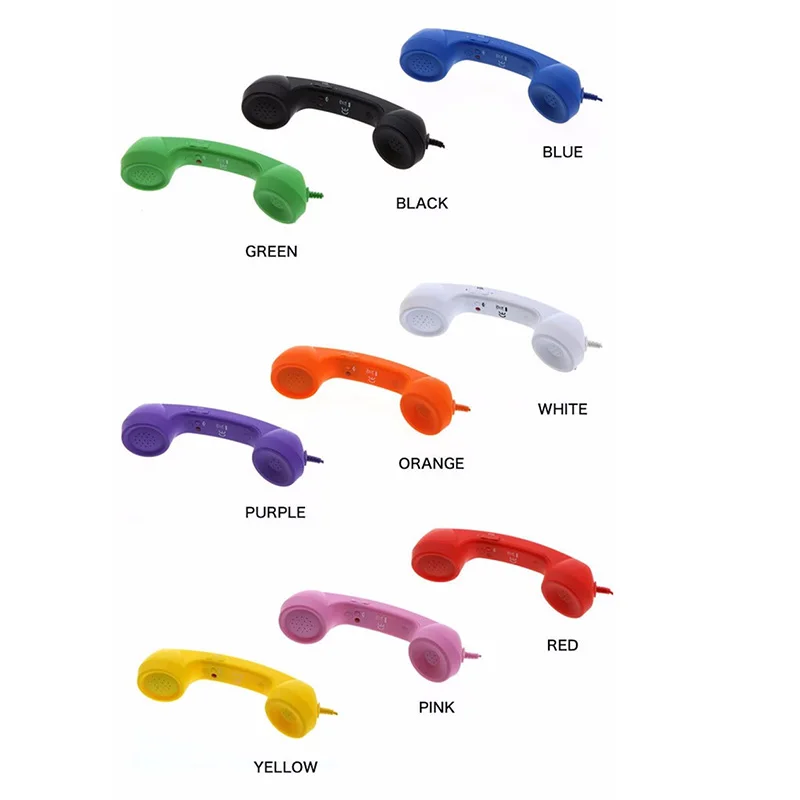 Новый микрофон MIC 3,5 мм Ретро телефонная трубка для сотового телефона iPhone/iPad/Samsung ПК Портативные классические наушники.