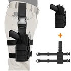 Тактическая мягкая накладка на ногу и кобура для пистолета Регулируемый Модуль накладка на ногу для пистолета универсальная кобура для левойправой ножки