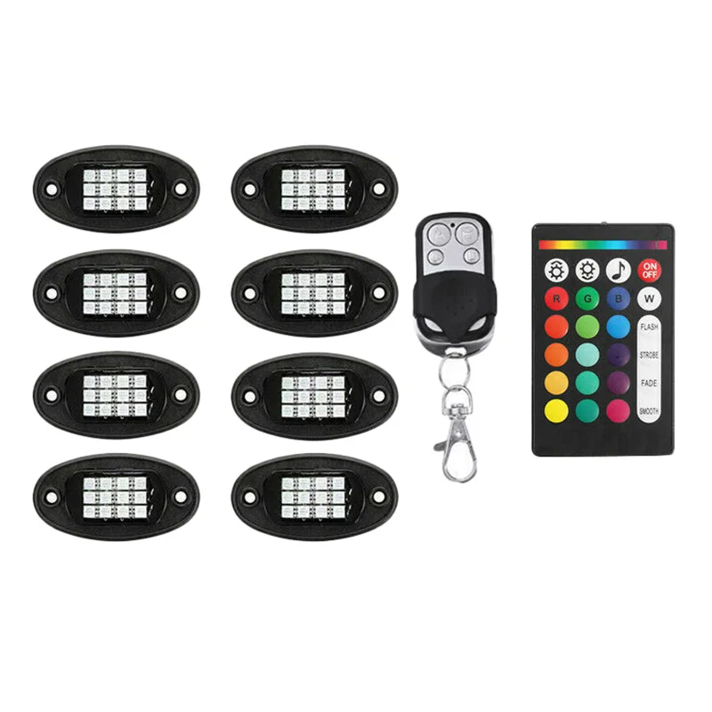 8 шт. неоновые светодиодсветодиодный ламсветильник RGB для внедорожников и