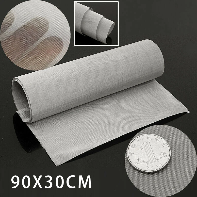 

Mesh filter cloth 12\\'\\' x 35\\\" Waterproof For oil powder cement 100 Grid