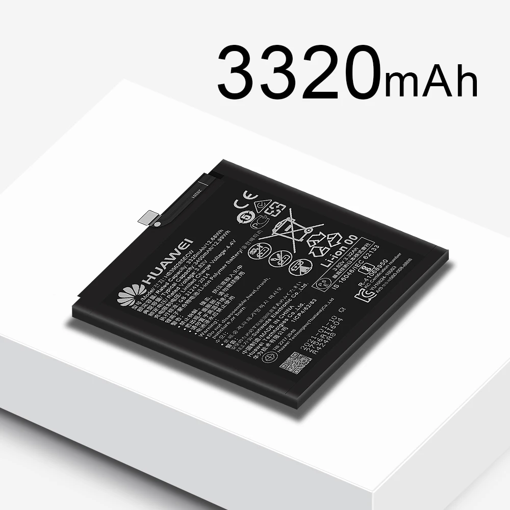 Оригинальный аккумулятор Huawei HB396285ECW для телефона Honor 10 Acend P20 P Smart 2019 3320 мАч с