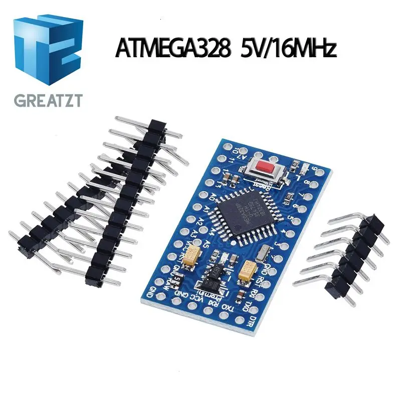 GREATZT ATMEGA328P Pro Mini 328 ATMEGA328/ ATMEGA168PA AU 5 В/16 МГц ATMEGA328 3 В 8 для Arduino|pro mini|module 5vlot lot |