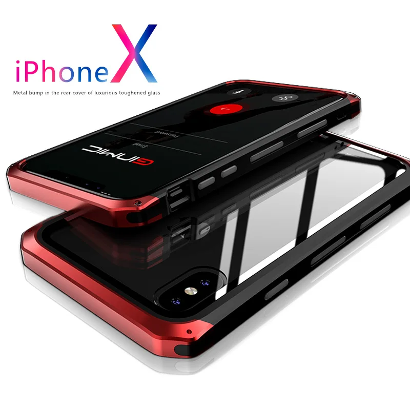 Чехол-накладка для IPhone 11 Pro MAX Xs X XR из прозрачного стекла | Мобильные телефоны и