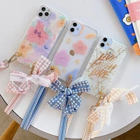 stylish bow phone case for iphone 11 se 2020 pro x xs max xr mobile phone back cover 78plue diagonal spanning protective cover