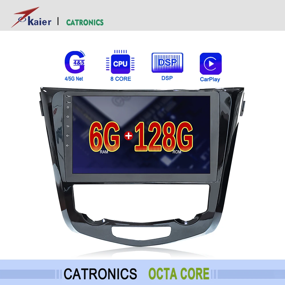 6 + 128G CATRONICS для Qashqai2016 2017/X Trail2013 2017 (автоматической версии) Автомобильный