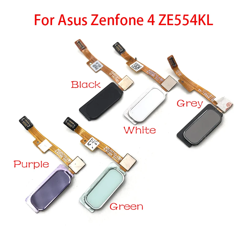 

5 шт./лот датчик отпечатков пальцев для ASUS Zenfone 4 ZE554KL 5,5 дюйма Кнопка возврата Home меню гибкий ленточный кабель