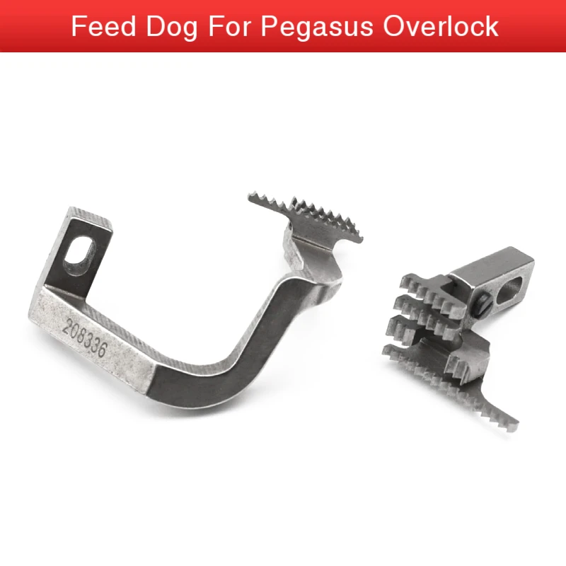 

208366 / 208992 Feed Dog Set For Pegasus M722 / L22 / 401 Industrial Overlock Sewing Machine Fit 5 Thread Use For Make Pocket