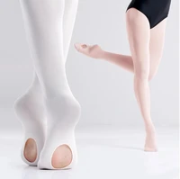 ballet tights for women girls 3 pairs soft transition tights dance pantyhose seamless ballet stockings with hole 60d