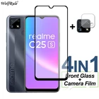 Закаленное стекло с полным покрытием Realme C25S C35 C25Y C25 C11 C20A C20 C21, защита экрана, защитная пленка для объектива телефона Realme C25S