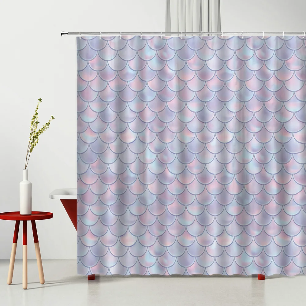 

Креативная душевая занавеска в виде радужной русалки, перегородка из водонепроницаемой полиэстерной ткани, подвесная занавеска разных раз...