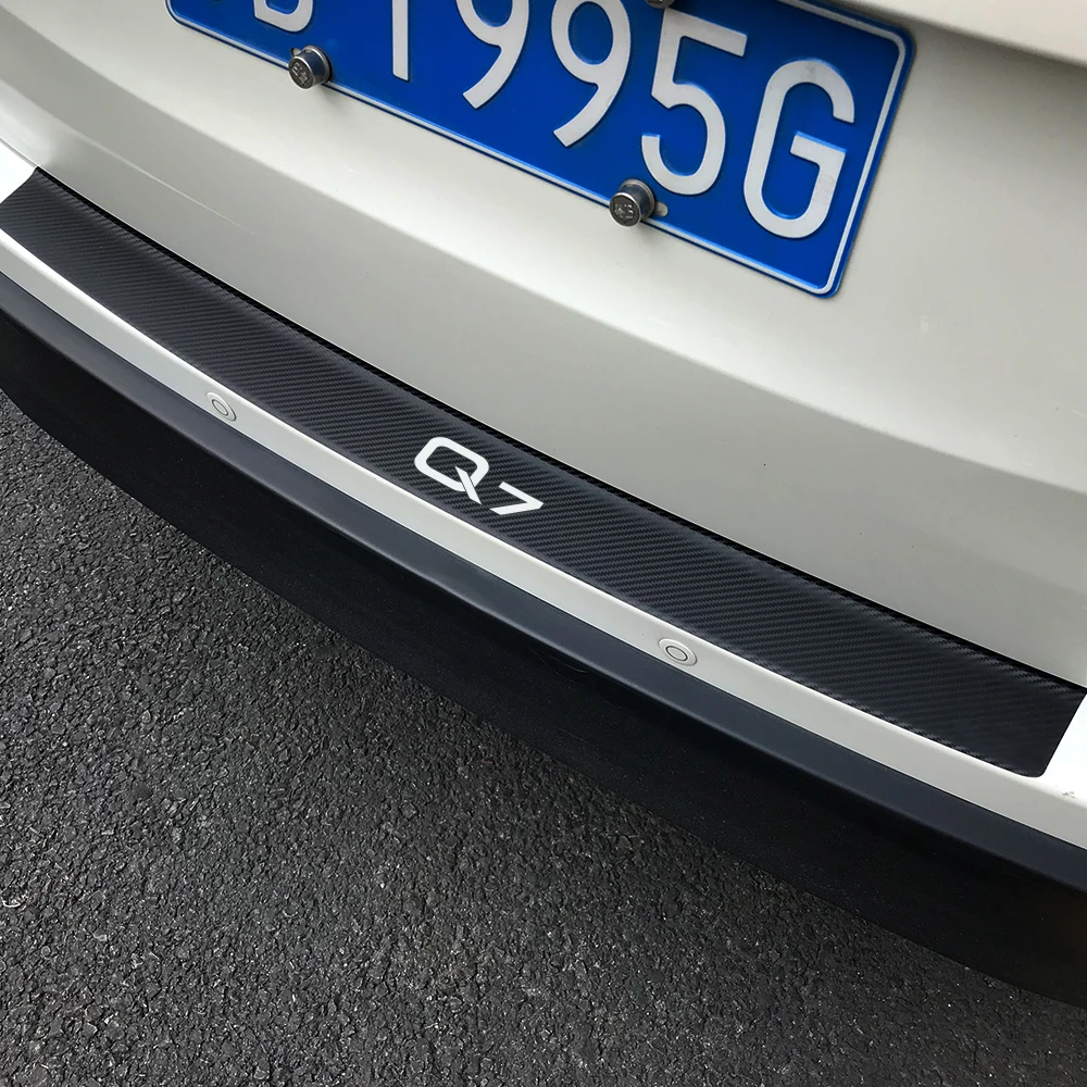 Автомобильные Защитные наклейки для Audi Q7 защита на задний бампер багажник