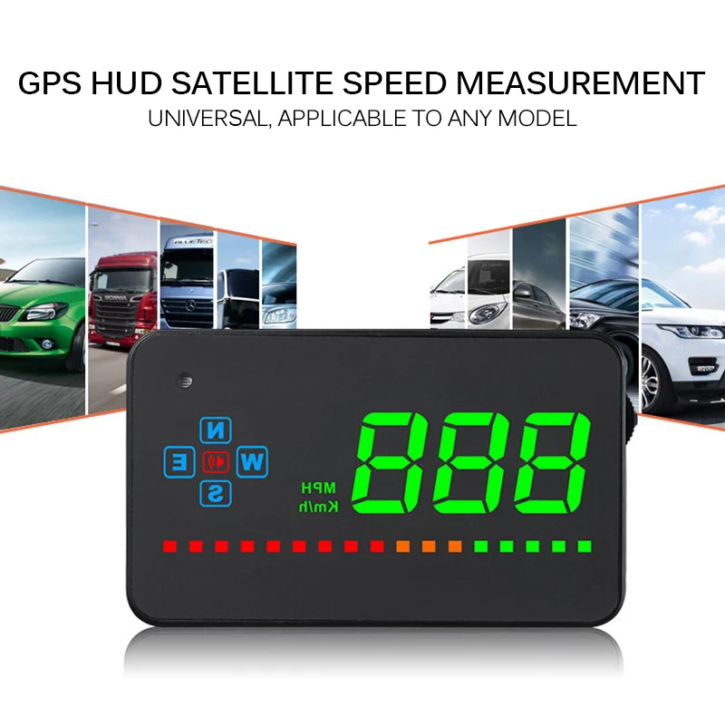 Автомобильный дисплей электронный проектор на лобовое стекло GPS HD светильник вый