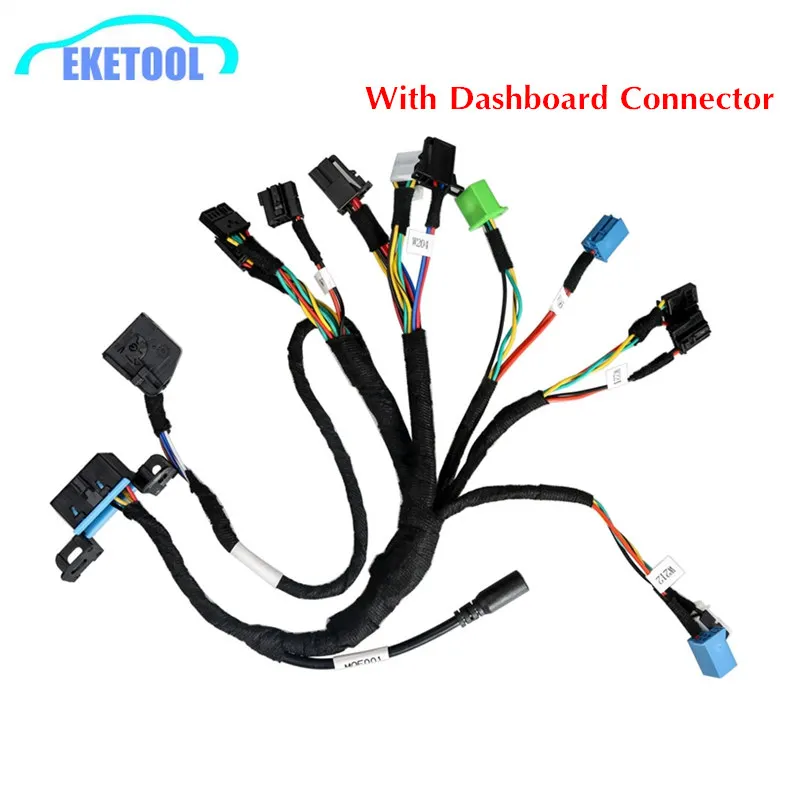 Works For BENZ EIS/ESL Cable + MOE001 Dashboard Connector 5 IN 1 EIS ELV BENZ Cable Work with VVDI MB BGA Tool +7G+ISM