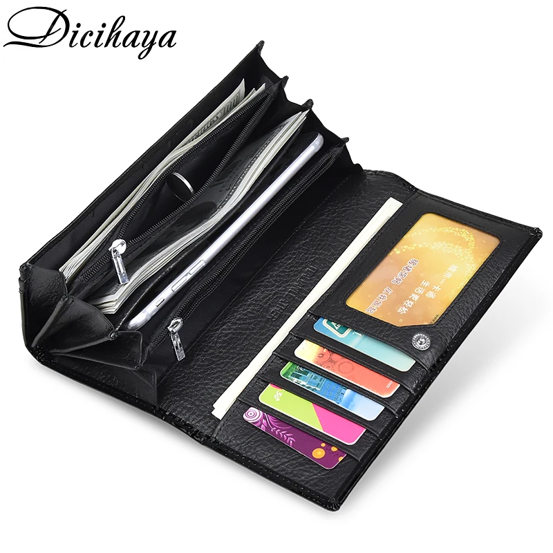 Бумажники DICIHAYA для женщин брендовый дизайнерский кошелек из высококачественной