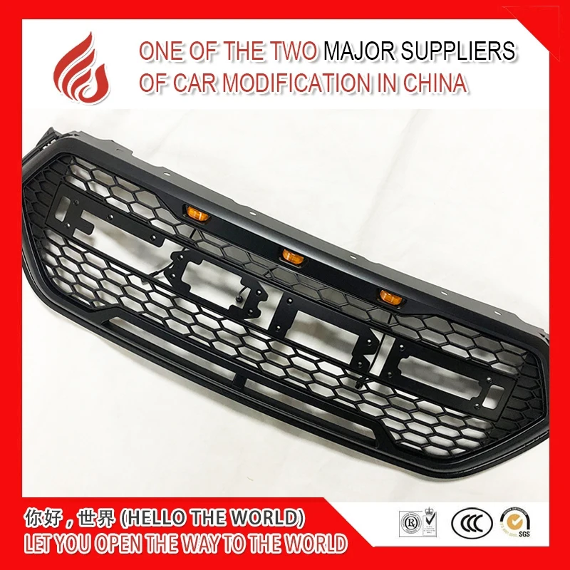 Модифицированный ABS передний гоночный гриль решетка крышка для Kuga Escape 2017