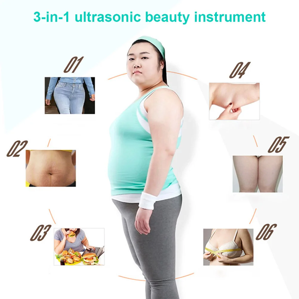 

Ultrasonic Body Massager Loss Weight RF Radio Frequency Slimming Cavitation Fat Remove Beauty Tool MH88