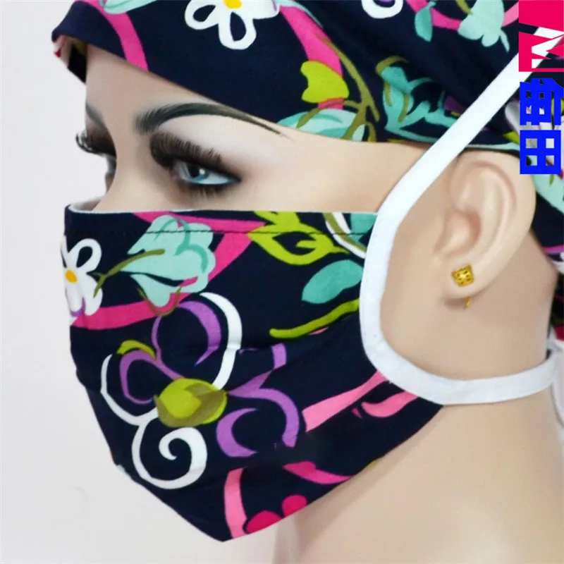 Only Mask 5 Медицинские маски унисекс с животным узором, хирургический скраб-маска, хлопок, регулируемые качественные маски для больниц или работы, ремешки для стоматолога - Цвет: Only Mask 5