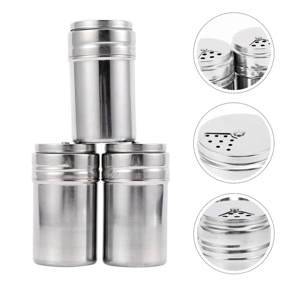 

3Pcs Multi-purpose Seasoning Bottles Kitchen Seasoning Jar Toothpick Holders