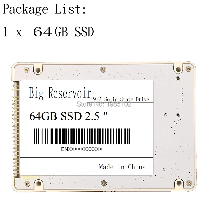 64 Гб SSD 2 5 дюйма PATA IDE Твердотельный диск | Компьютеры и офис
