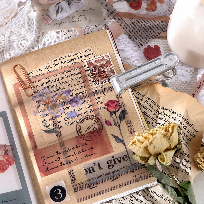 30 шт./пакет Винтаж розовое пленка с китами рамка ПЭТ стикер посылка DIY дневник