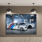 Современные суперкар тюнинг M6 E30 гоночный автомобиль картина фотография и печать на стене для гостиной Декор квадраты