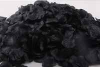 black artificial rose petals for wedding decoration 500pcs silk petalas de rosas para casamento r 003 11