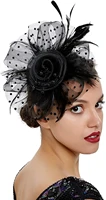 women fascinator hat tea party headband kentucky derby wedding cocktail hat charming head decoration