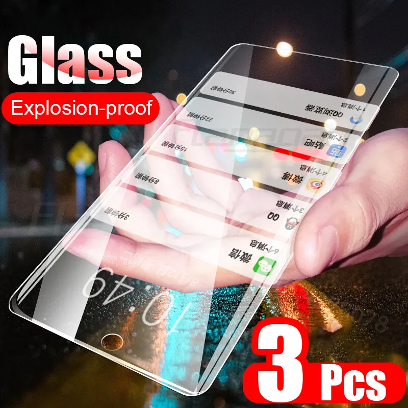 3 шт. закаленное Стекло для samsung Galaxy A20 A30 A40 A70 A50 A20E Экран защитная пленка 9H 2.5D Стекло на samsung J4 J6 плюс A7 A9