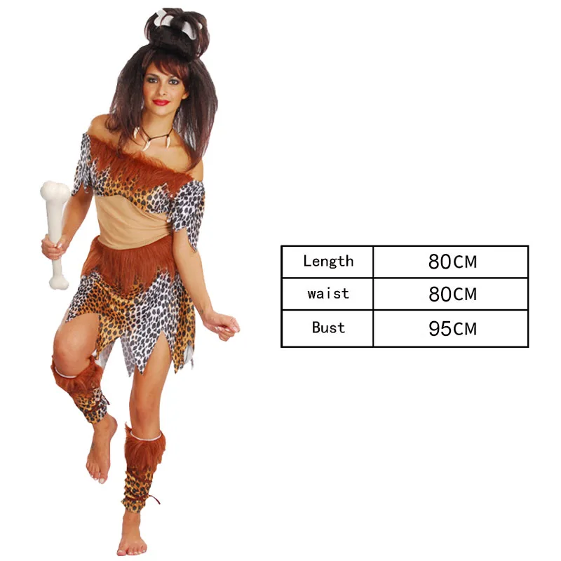 Женский костюм для косплея на Хэллоуин первобытная индийская одежда с
