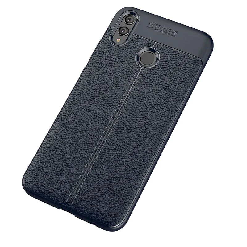 SemgCeKen ультратонкий кожаный чехол для huawei p smart plus psmart+ роскошная Мягкая силиконовая задняя крышка p smart z coque чехлы