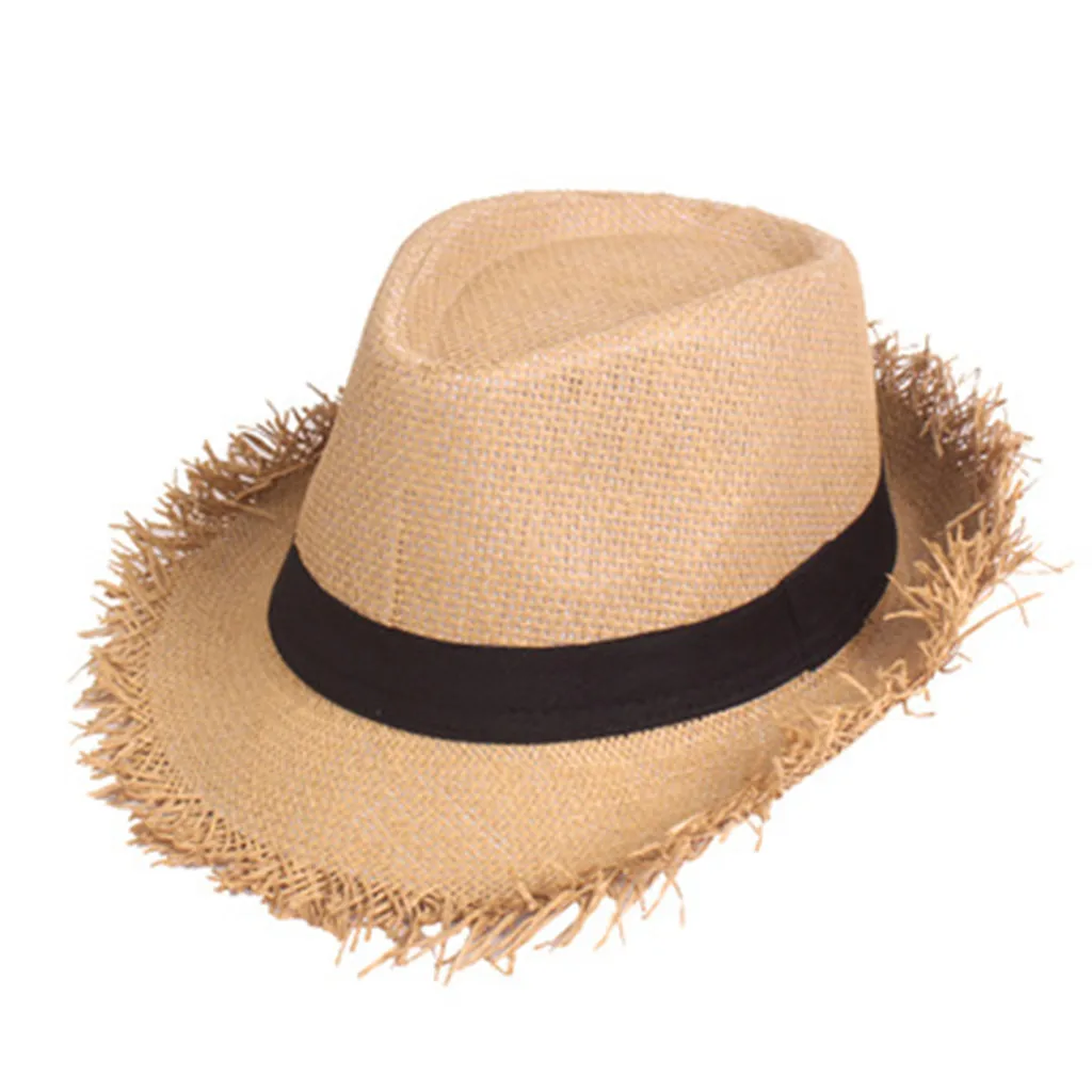 Мужская Шляпа Fedora Shade летняя однотонная дышащая Кепка в тропическом стиле