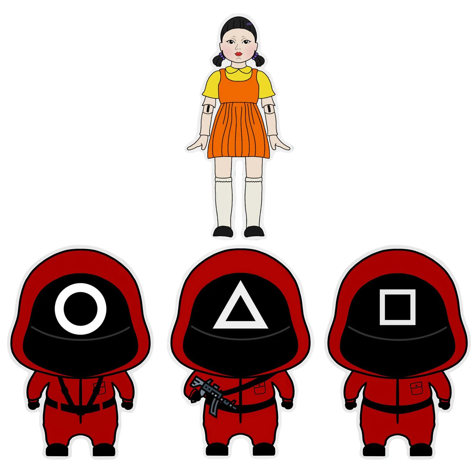 10 шт. Корейская пленка-наклейка для украшения детской комнаты наклейка гостиной