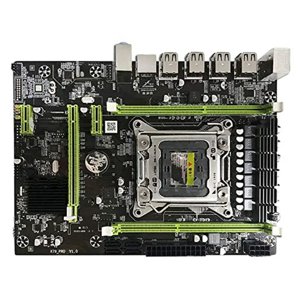 

X79 PRO Durable Mainboard DDR3 Supports 8G Server Memory E5 2650 2680CPU Set Perfect Match Main Board