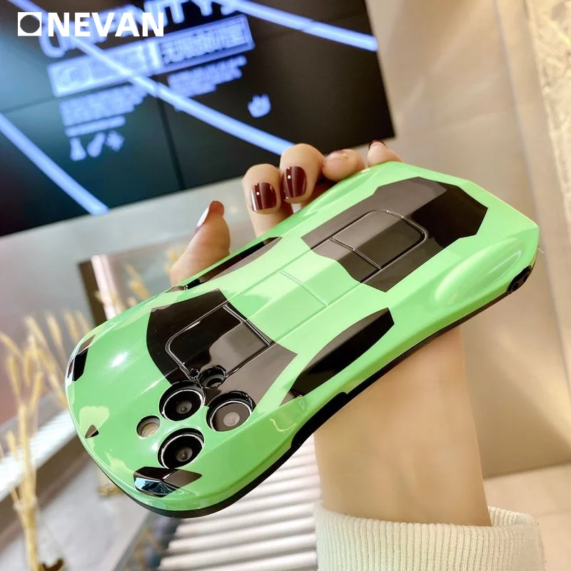 Роскошный 3D чехол для телефона с изображением спортивного автомобиля iPhone 12 Pro Max 11