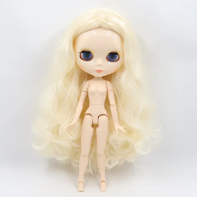 Ледяная фабрика Blyth кукла 1/6 BJD индивидуальные обнаженные тела с белой кожей, глянцевое лицо, подарок для девочки, игрушка - Цвет: BL0510 C